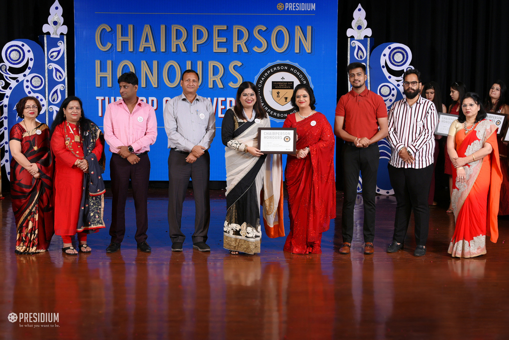 Presidium Rajnagar, CHAIRPERSON HONOURS’19: TEACHERS RECEIVE THE MOST PRESTIGIOUS HONOUR